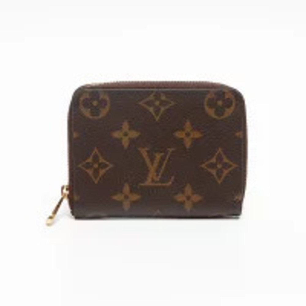 Louis Vuitton Monogram Zippy coin case Wallet Brown